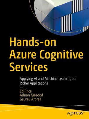 cover image of Hands-on Azure Cognitive Services